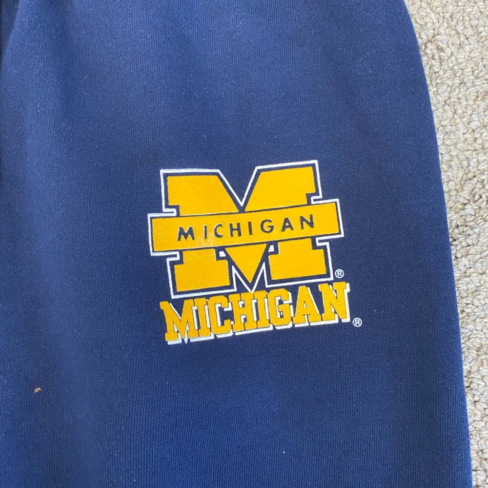 Vintage‎ 90s navy u of m russell athletic made in usa sweatpants - Picture 6 of 7